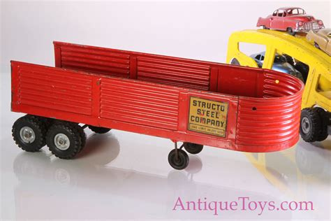 toy steel tractor box trailer for sale|Structo Diecast Trailers for sale .